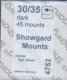 (image for) Showgard Mounts 30mm x 35mm G.B. Machin H.V's.