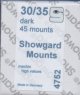 (image for) Showgard Mounts 30mm x 35mm G.B. Machin H.V's.