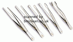 (image for) Prinz Stamp Tweezers - 120 mm (4½ins.)