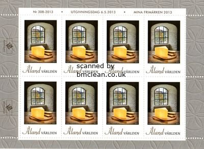 (image for) 2013 Personalised Stamps - Cheese (M/S)