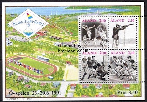 (image for) 1991 Island Games M/S