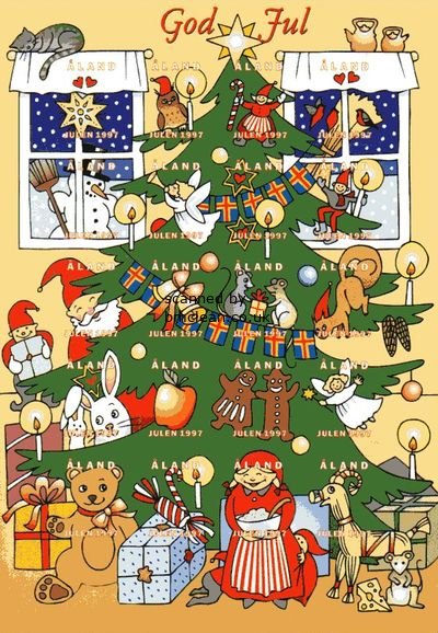 (image for) 1997 Christmas Seals Sheet