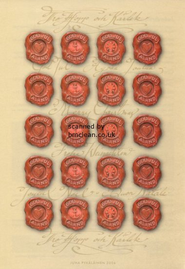 (image for) 2006 Christmas Seals Sheet