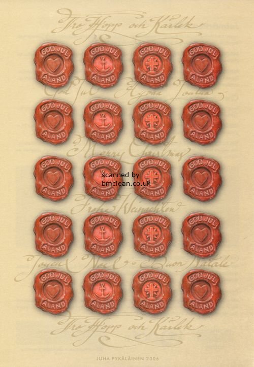 (image for) 2006 Christmas Seals Sheet