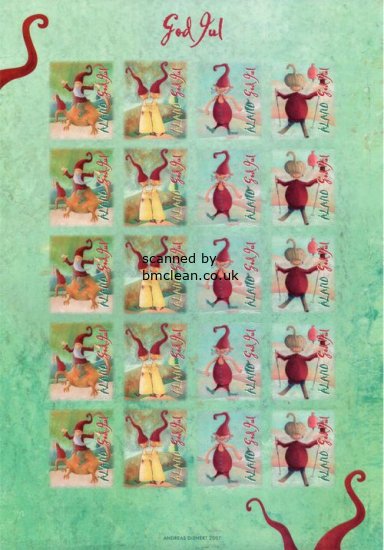 (image for) 2007 Christmas Seals Sheet