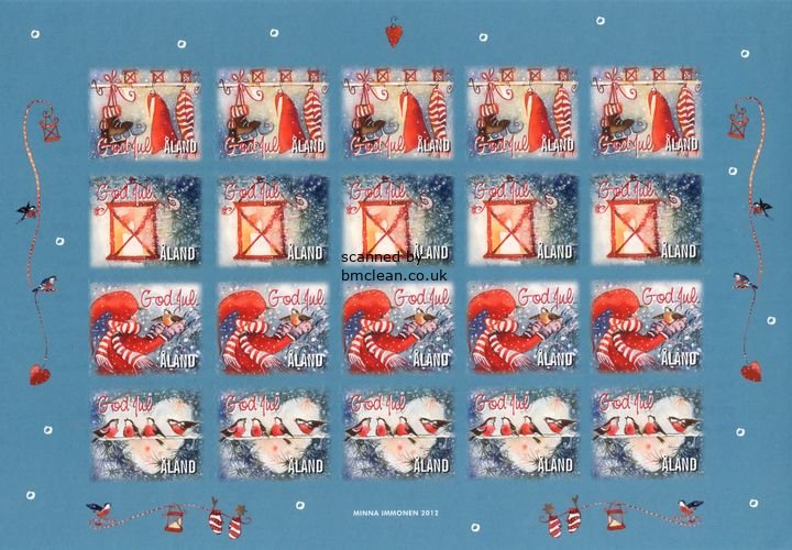 (image for) 2012 Christmas Seals Sheet