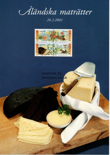 (image for) 2002 Traditional Dishes (Collectors Sheet)