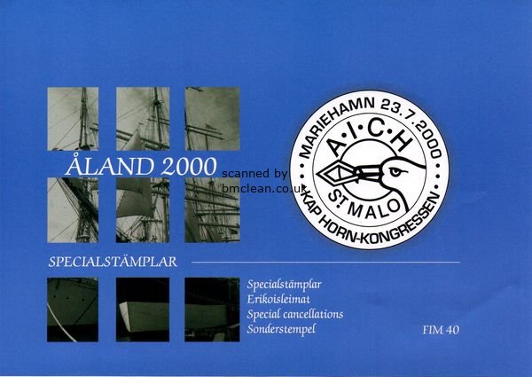 (image for) 2000 Aland Islands Special Cancellations Set (8)