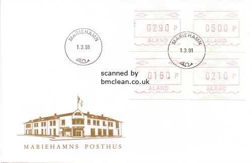 (image for) 1991 Machine Labels FDC