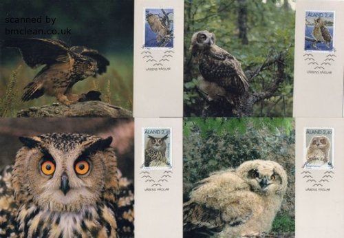 (image for) 1996 WWF Eagle Owl Maxi. Card Set