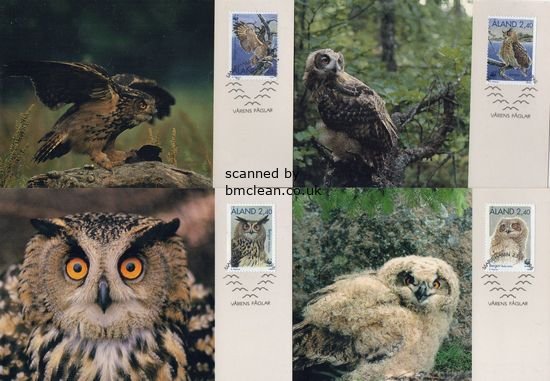 (image for) 1996 WWF Eagle Owl Maxi. Card Set