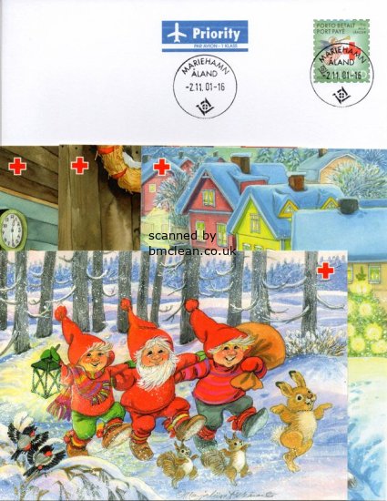 (image for) 2001 Aland Islands Red Cross Postal Stationary