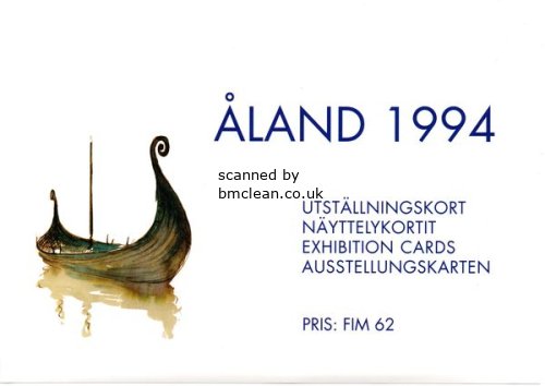 (image for) 1994 Aland Islands Exhibition Cards Set (9)