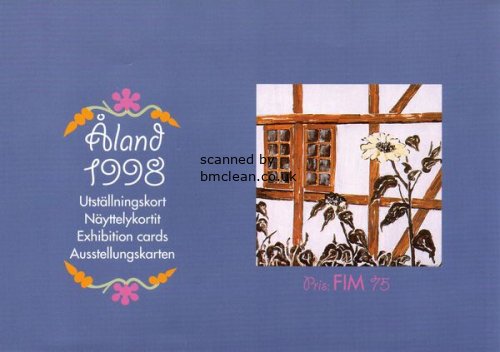 (image for) 1998 Aland Islands Exhibition Cards Set (9+1)