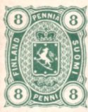 (image for) 1875-84 Finnish Arms (Perf 11)