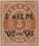 (image for) 1902 - 04 I GILDI Overprints
