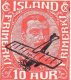 (image for) Iceland 1928/9 Air Overprints