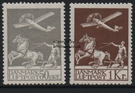 (image for) 1929 Airmail - U/M (2v)