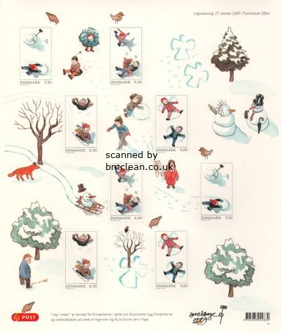 (image for) 2009 Playing in the Snow S/A Sheet