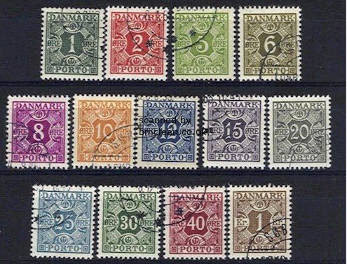 (image for) 1934-55 Postage Due Set F/U