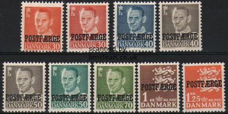 (image for) 1949 - 65 Parcel Post 'POSTFÆRGE’ Set