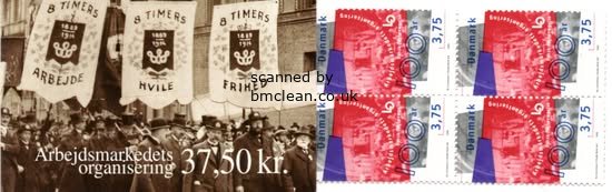 (image for) 1998 Trade Unions (37.50 Kr Booklet)