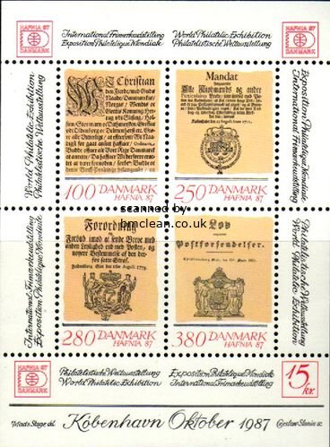 (image for) 1985 Hafnia 87 (1st issue) M/S