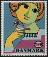 (image for) 1986 Painting - Girl with Bird