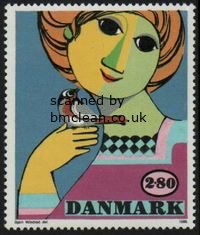 (image for) 1986 Painting - Girl with Bird