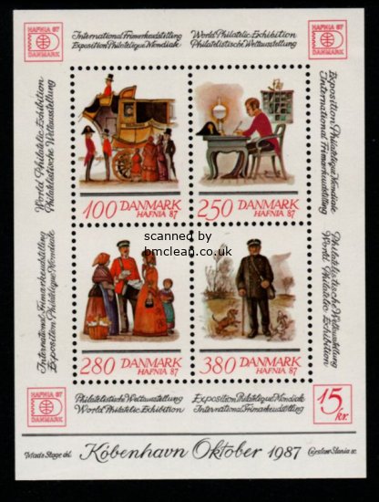 (image for) 1986 Hafnia 87 (3rd Issue) M/S