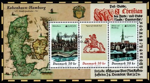 (image for) 2020 Europa - Old Postal Routes (M/S)