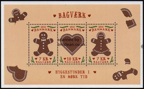 (image for) 2015 Christmas - Honey Cakes (M/S)