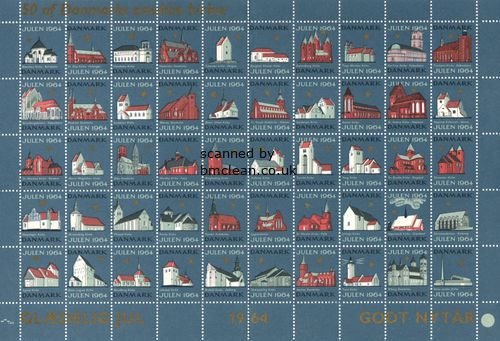 (image for) 1964 Christmas Seals (Sheet)