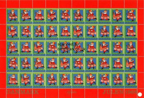 (image for) 1968 Christmas Seals (Sheet)