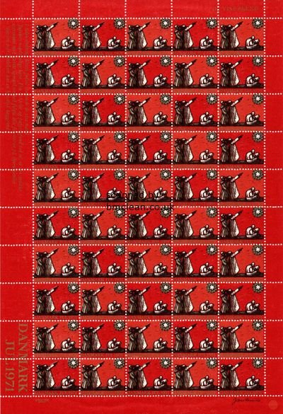 (image for) 1971 Christmas Seals (Sheet)