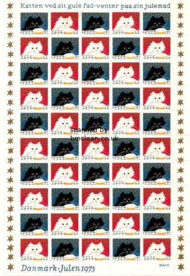 (image for) 1973 Christmas Seals (Sheet)