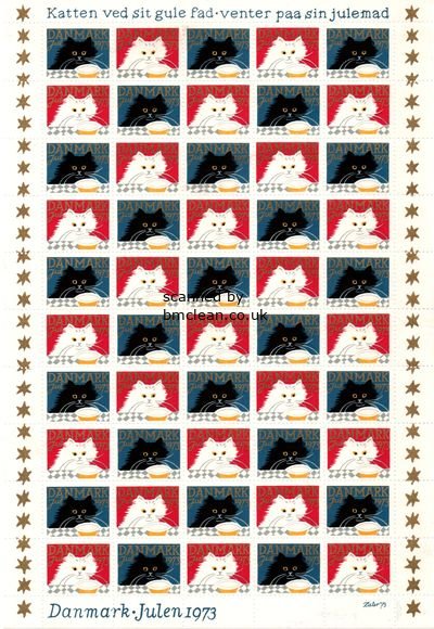 (image for) 1973 Christmas Seals (Sheet)