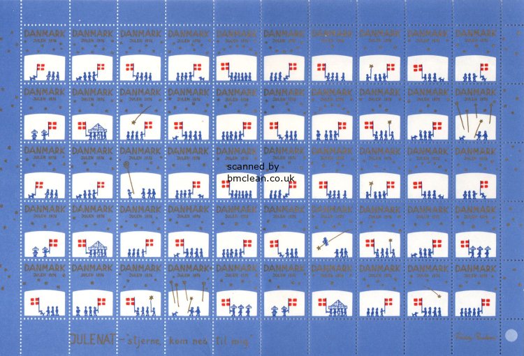 (image for) 1976 Christmas Seals (Sheet)