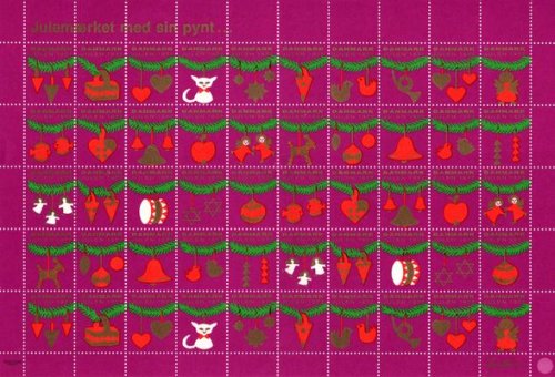 (image for) 1977 Christmas Seals (Sheet)