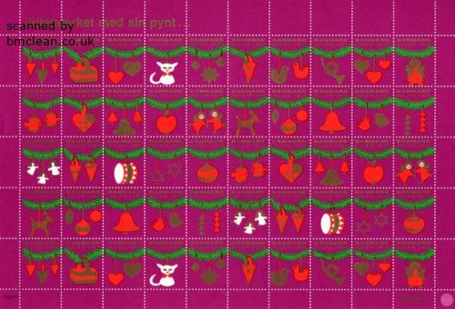 (image for) 1977 Christmas Seals (Sheet)