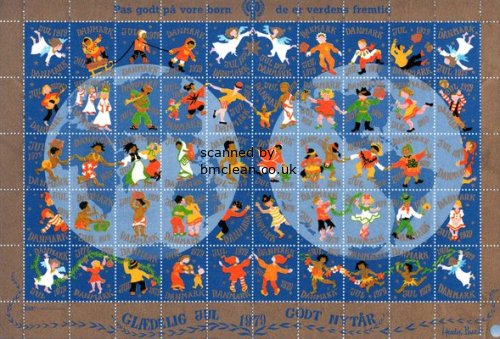 (image for) 1979 Christmas Seals (Sheet)