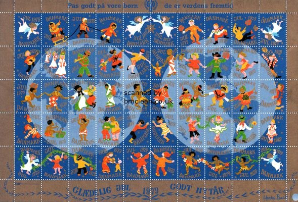 (image for) 1979 Christmas Seals (Sheet)