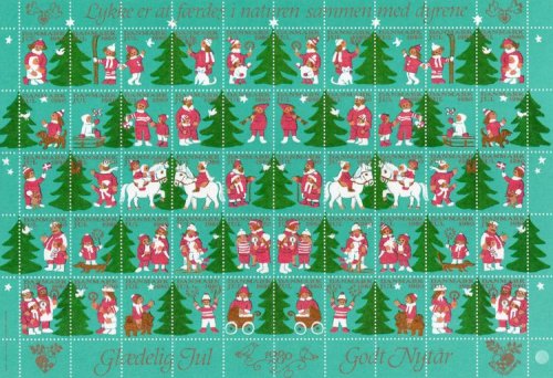 (image for) 1980 Christmas Seals (Sheet)