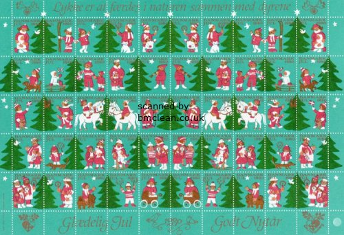(image for) 1980 Christmas Seals (Sheet)