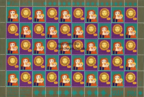 (image for) 1981 Christmas Seals (Sheet)