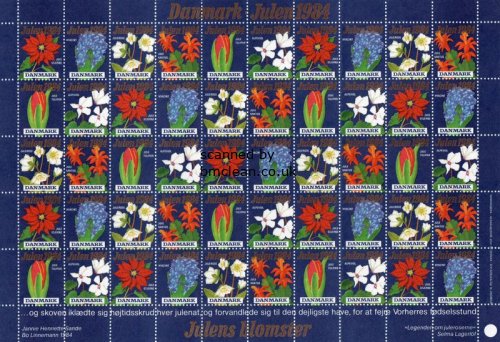 (image for) 1984 Christmas Seals (Sheet)