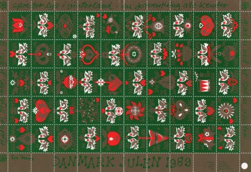 (image for) 1989 Christmas Seals (Sheet)