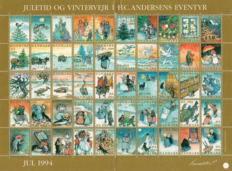 (image for) 1994 Christmas Seals (Sheet)
