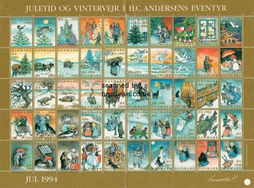 (image for) 1994 Christmas Seals (Sheet)