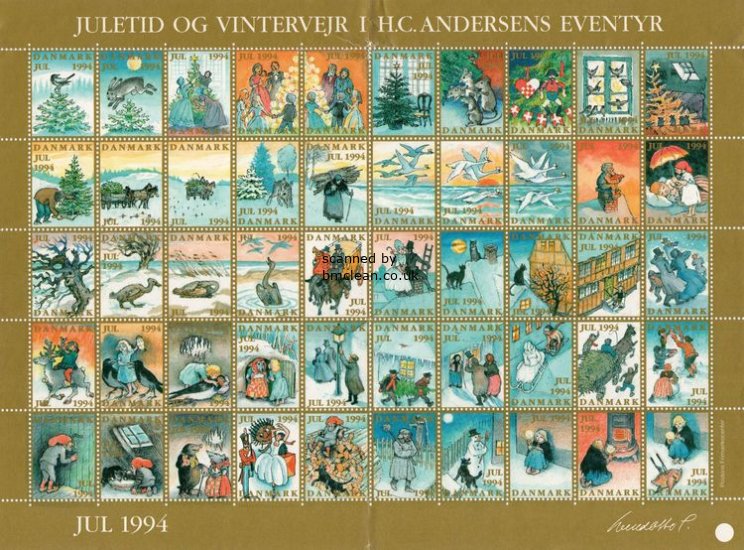 (image for) 1994 Christmas Seals (Sheet)
